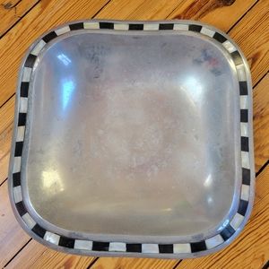 Towle square with Mother of Pearl Edge